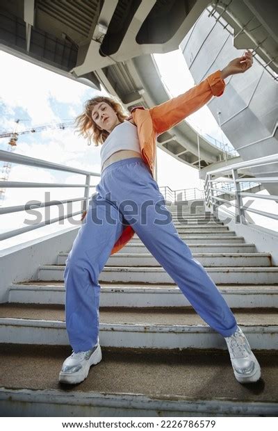 Dynamic Full Length Shot Young Woman Stock Photo 2226786579 | Shutterstock