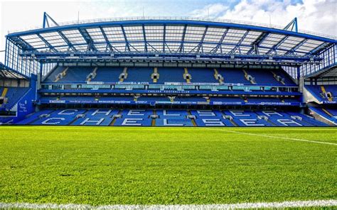 Download wallpapers Stamford Bridge, The Bridge, London, Chelsea FC Stadium, England, football ...