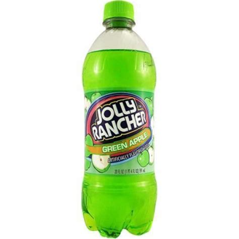 Jolly Rancher Soda - Green Apple 20 FL OZ (591ml) - 12 Bottles[Import ...