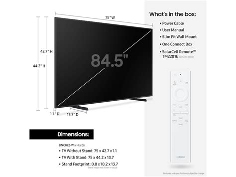 85" Class The Frame QLED 4K LS03B | Samsung US