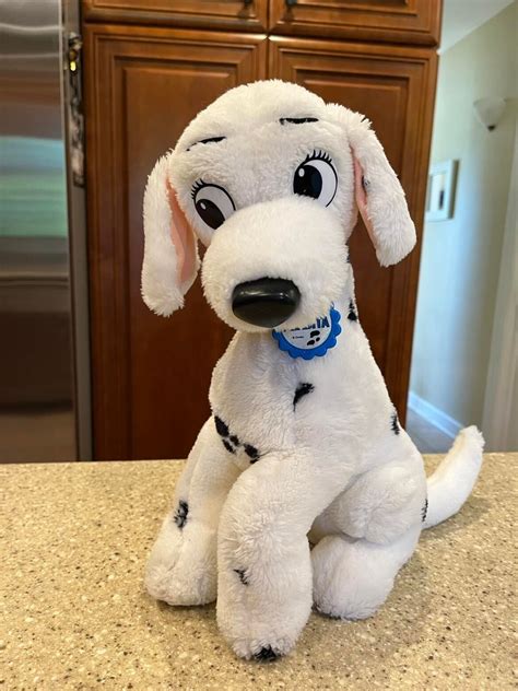 Walt Disney 101 Dalmatians 14" Plush Perdita Dog Mattel 1991 Vintage w/ Collar | #4589373804