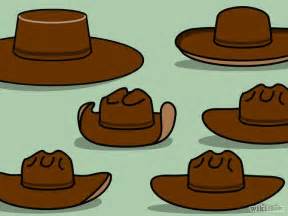 3 Ways to Shape a Cowboy Hat - wikiHow | Girls cowboy hats, Trendy hat, Cowboy hats