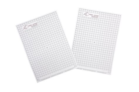 2 x A4 Grid Type 'Freehand Designer' Sheets. Draw Perfect Straight Lines Templates. Grid Type ...