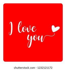 Love You Typography Stock Vector (Royalty Free) 1232121172 | Shutterstock