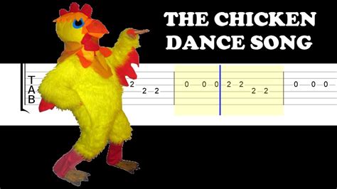 The Chicken Dance Song (Easy Guitar Tabs Tutorial) - YouTube