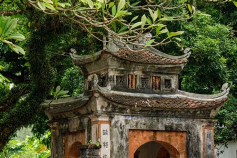 Temples of Hoa Lu at Ninh Binh in Vietnam Stock Image - Image of ...