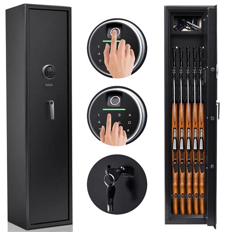 Buy Safe 5 Safes Quick Access Biometric Safe Cabinets for s and s Safe for s Storage Easier ...