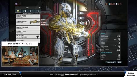 Warframe: Nidus Prime New Details Revealed