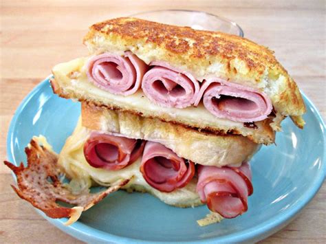 Grilled Ham & Cheese Sandwich - Poor Man's Gourmet Kitchen