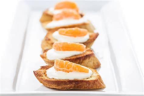 Tangerine and Goat Cheese Crostini Recipe | Recipes.net