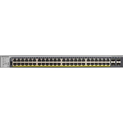 Netgear 48-Port Gigabit PoE+ Smart Managed Pro Switch with 4 SFP Ports ...