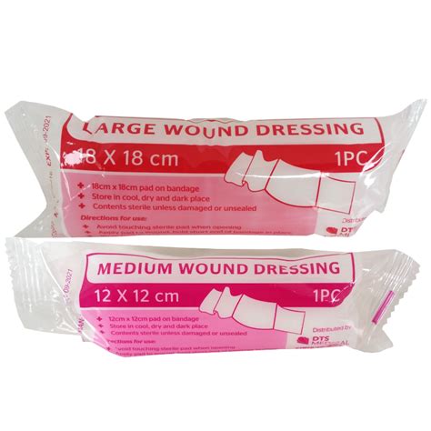 Wound Dressing, Essential item for your first aid kit. Neatly packaged