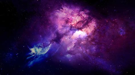 Purple Pink Blue Space Galaxy Stars Universe Dark Background HD Galaxy Wallpapers | HD ...