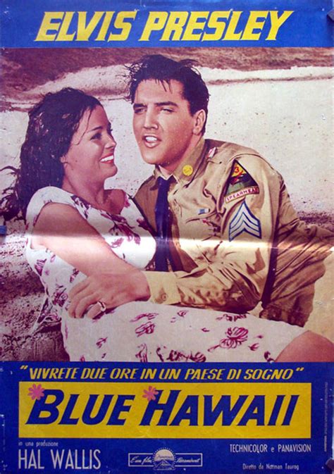 "BLUE HAWAII" MOVIE POSTER - "BLUE HAWAII" MOVIE POSTER