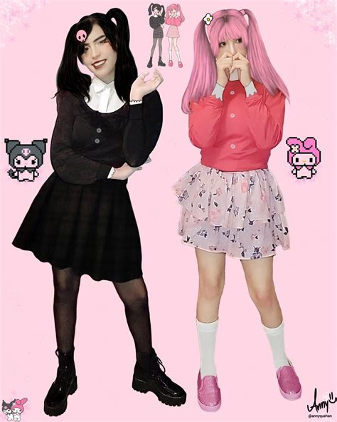 My Melody And Kuromi Cosplay