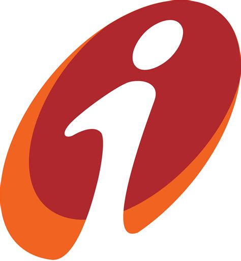 ICICI Bank logo in transparent PNG and vectorized SVG formats