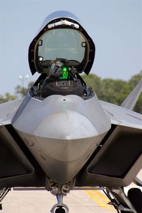 F-22 Raptor Cockpit stock image. Image of force, stealth - 15963829