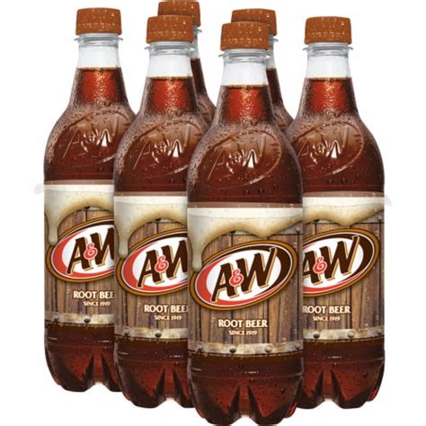 A&W® Root Beer Soda Bottles, 6 pk / 16.9 fl oz - Kroger