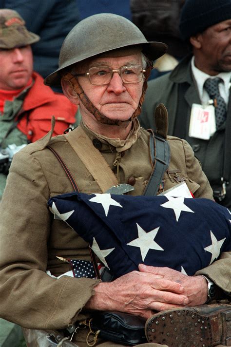 File:World War I veteran Joseph Ambrose, 86, at the dedication day ...