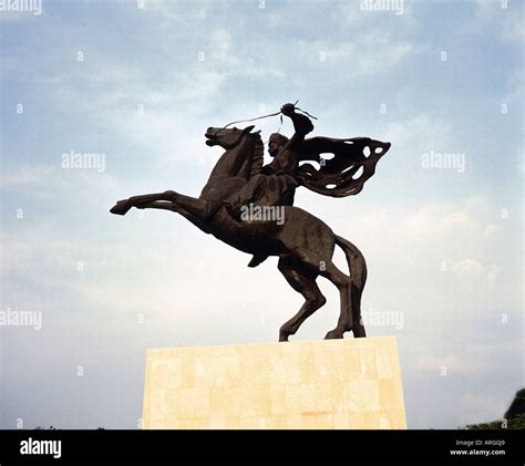 The statue of Prince Diponegoro 1785 1855 son of Sultan Hamengkubuwono ...