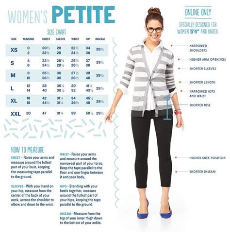 Talbots Petite Size Chart Taylor Sizing Gap Comparision Peti