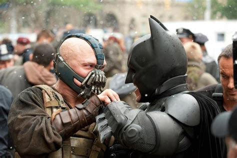 The Dark Knight Rises Bane Vs Batman First Fight