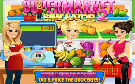 Supermarket Grocery Store Girl 2 - Kids Cash Register & Grocery Store Simulator Games FREE ...