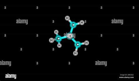 Isobutane or methylpropane is a chemical compound with molecular formula C4H10 Stock Photo - Alamy