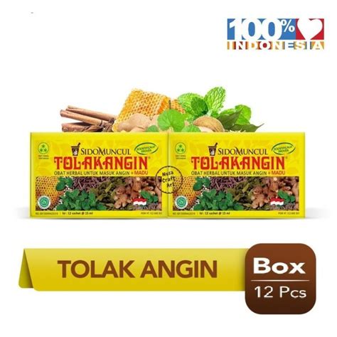 12 Sachets Tolak Angin Honey For Cold Stomach Ache Symptom Herbal Supplement | eBay in 2022 ...