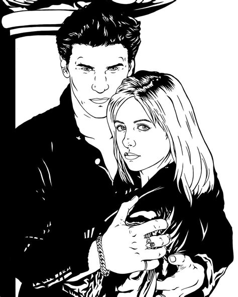 Buffy and Angel by frostdusk on DeviantArt