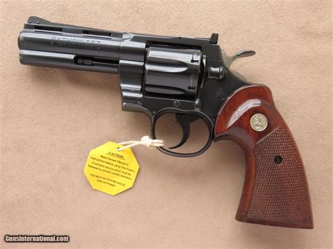 Colt Python, Cal. .357 Magnum, 4 Inch Barrel, Blue Finish SOLD