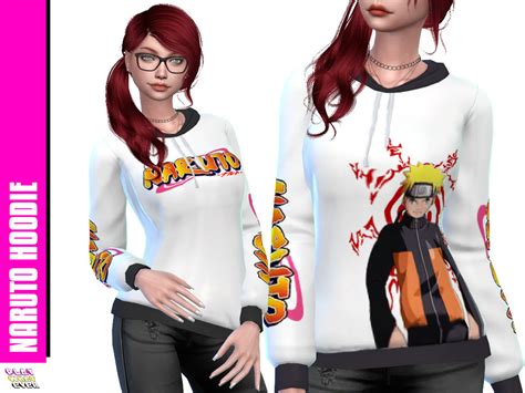 The Sims Resource - Naruto Anime Hoodies