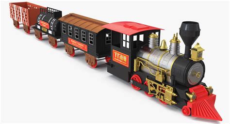 3D vintage train toy set - TurboSquid 1344012