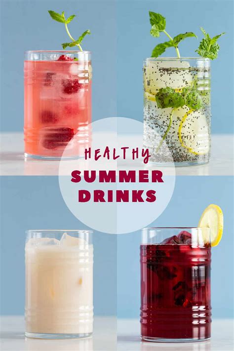 4 Refreshing Summer Drinks - Green Healthy Cooking