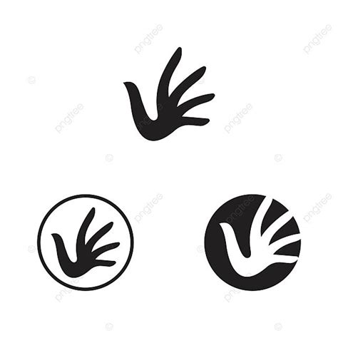 Hand Logo Icon Vector Design Template Illustration Vector Modern Charity Vector, Vector, Modern ...