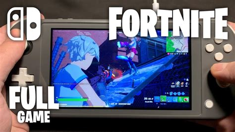 Fortnite on Nintendo Switch Lite #251 - FULL GAME - YouTube