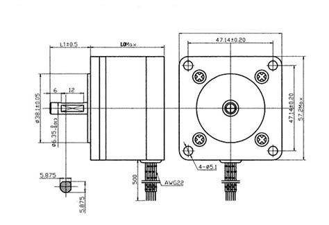 Nema 23 Stepper Motor Wiring Diagram Nema 17 60mm 0.6nm High Torque Stepper Motor Driving Any ...