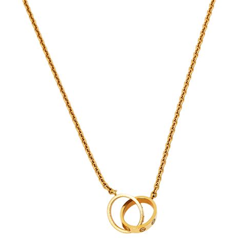 Cartier Love Screw Motif 18K Rose Gold Necklace Cartier | The Luxury Closet