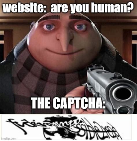 Gru Gun Meme Template