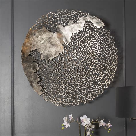 Apo Silver Coral Wall Sculpture - Libra Interiors