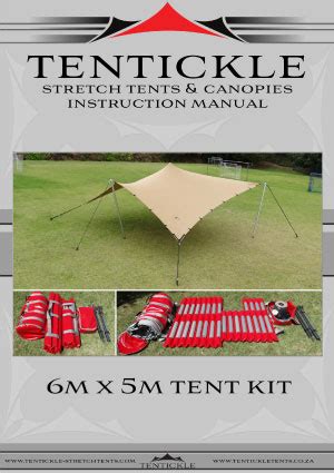 Stretch Tent Installation Manuals