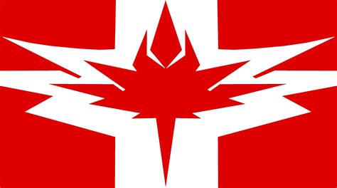 Found this futuristic Canadian flag looking through old pictures ...