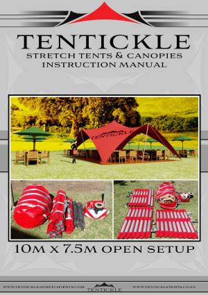 Stretch Tent Installation Manuals