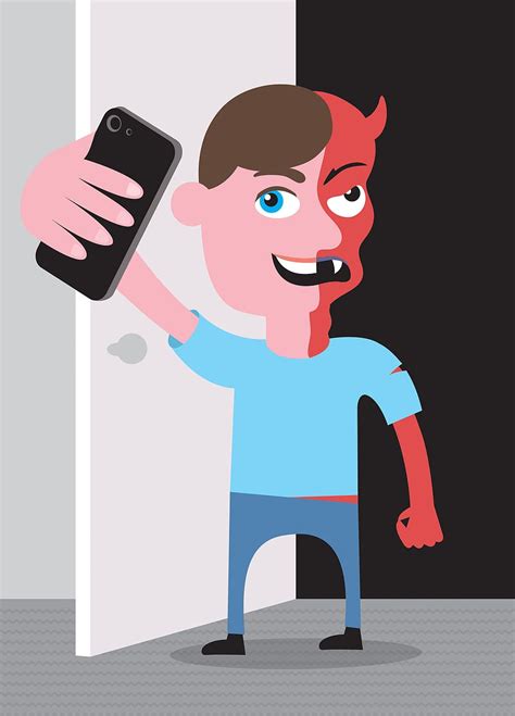 HD wallpaper: selfie, photo, devil, character, cartoon, good, bad, ugly, one person | Wallpaper ...