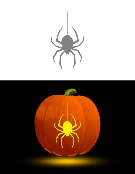 Spider Pumpkin Carving Templates