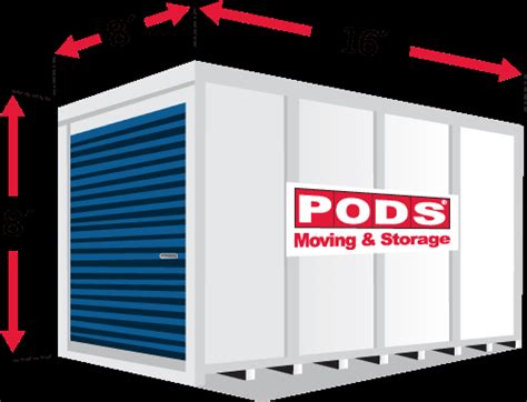 PODS Container Sizes | Moving & Storage | PODS Manchester