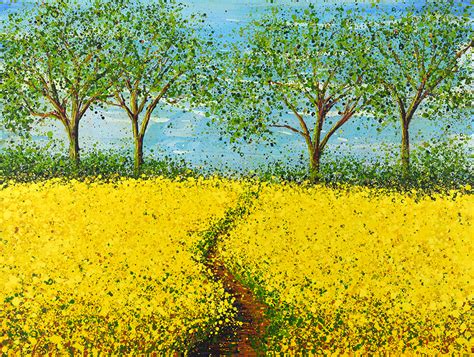 Original Painting Summer Field - Maldon Studios