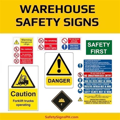 Warehouse Safety Signs - SafetySignsPH.com Philippines