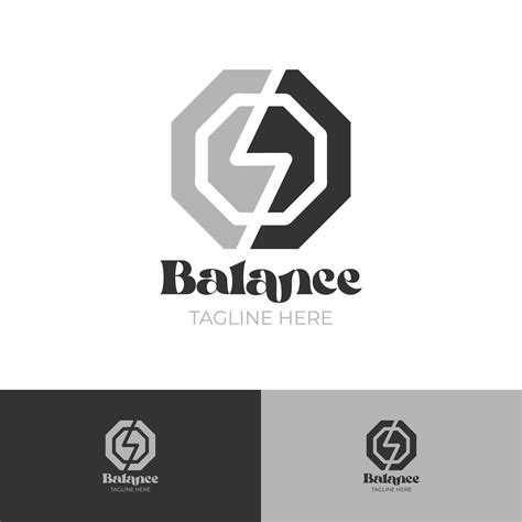 Balance Logo Design Concept 7946608 Vector Art at Vecteezy