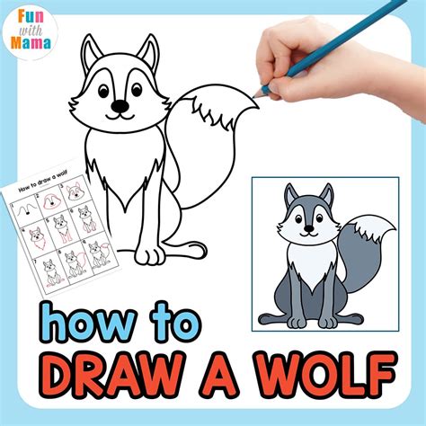 Easy Drawing Of Wolf